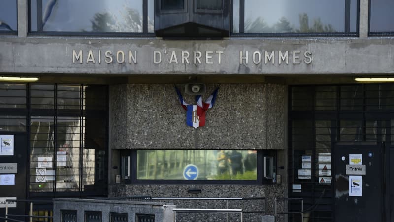 Entrée de la maison d'arrêt de Fleury-Mérogis, dans l'Essonne