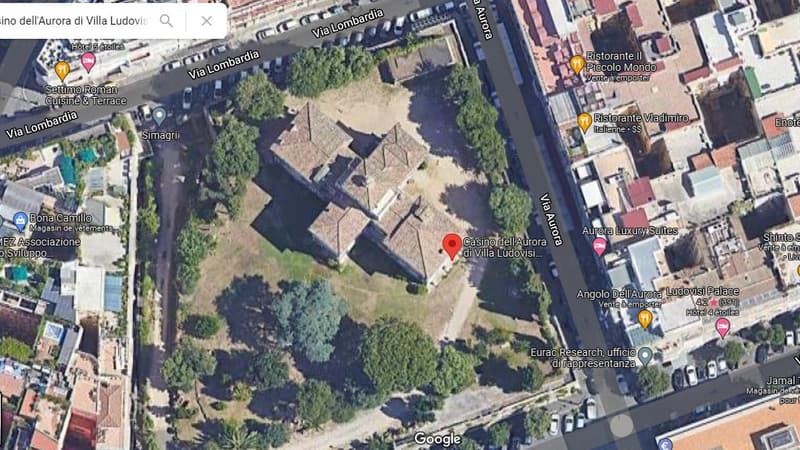La Villa Aurora à Rome est à vendre