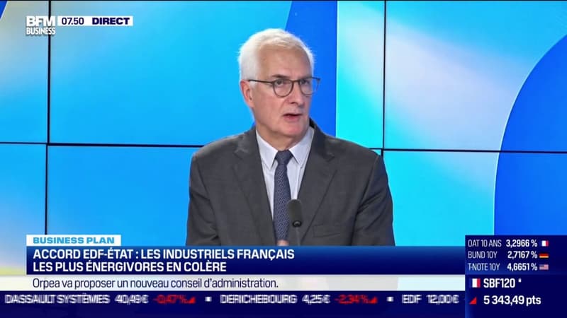 Acoord EDF-État : les industriels français les plus énergivores en colère