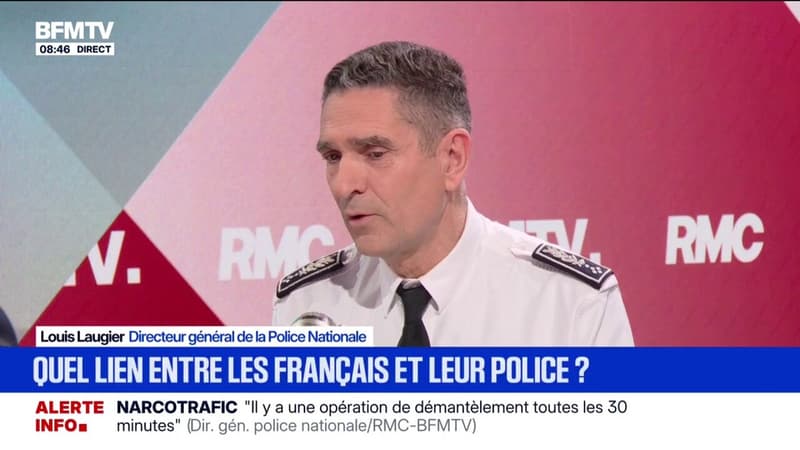 "6.700 policiers ont été blessés en opération en 2024", détaille Louis Laugier, directeur général de la Police nationale