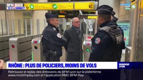 Rhône : plus de policiers et moins de vols