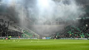 Les lacrymos lors de ASSE-OM