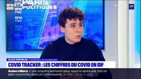 Elias Orphelin, contributeur de CovidTracker, observe "10 à 15.000 vaccinations par jour" en IDF