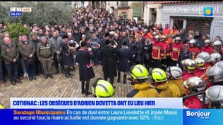 Retour en images sur les obsèques d'Adrien Dovetta, hier, à Cotignac