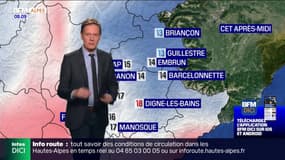 Météo Alpes du Sud: une journée ensoleillée bien que nuageuse, jusqu'à 18°C à Digne-les-Bains