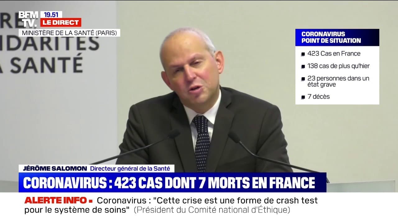 Selon Jérôme Salomon, il n'y a pas de "mutation" mais "une évolution