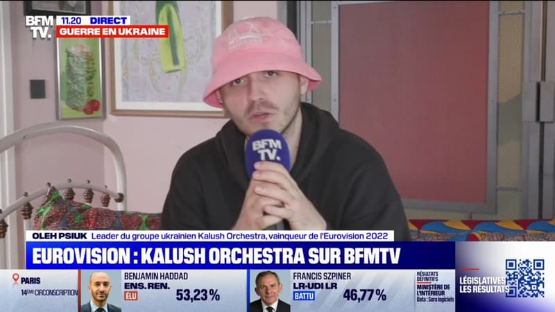 Le groupe Kalush Orchestra espère que l'Eurovision va 