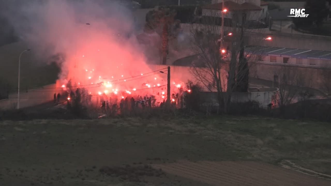 L'action des supporters marseillais L'action des supporters marseillais