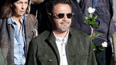 José Garcia aux obsèques de Philippe Gildas