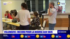 Villeneuve: un record battu pour la bourse aux skis