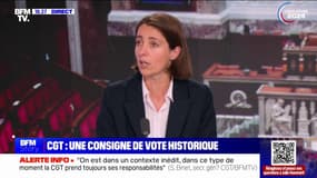 Appel de la CGT à voter pour le Nouveau Front populaire: "Nous pensons que c'est le programme qui répond le mieux à nos aspirations", justifie Sophie Binet