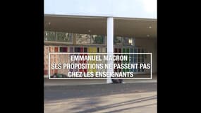 Emmanuel Macron : ses propositions ne passent pas chez les enseignants