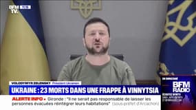 Ukraine: 23 morts dans une frappe à Vinnytsia