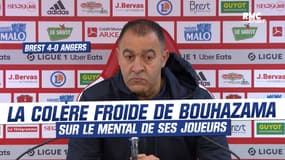 Brest 4-0 Angers : La colère froide de Bouhazama sur le mental de ses joueurs