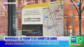 Marseille: le tramway T3 à l'arrêt dès ce lundi