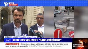 Grégory Doucet, le maire de Lyon, évoque "des violences sans précédent" et une "quarantaine de magasins attaqués" dans sa ville 