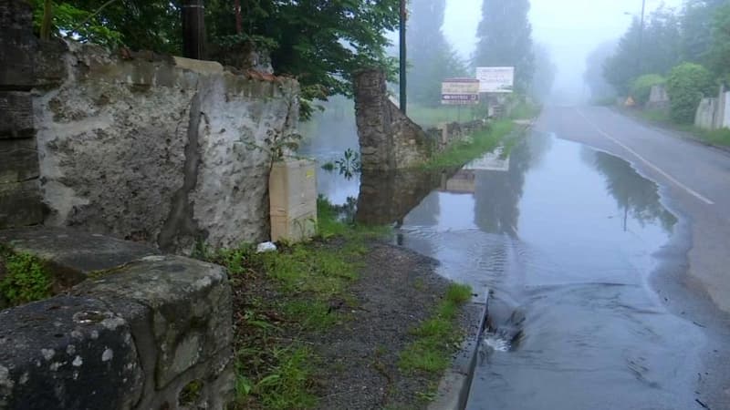 Crue à Itteville en Essonne, le 6 juin 2016.