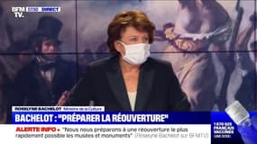 Covid-19: Roselyne Bachelot conditionne la réouverture des musées à "une décrue" des contaminations et de la pression hospitalière