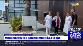 La Seyne-sur-Mer: les sages-femmes mobilisées pour l'amélioration de leurs conditions de travail