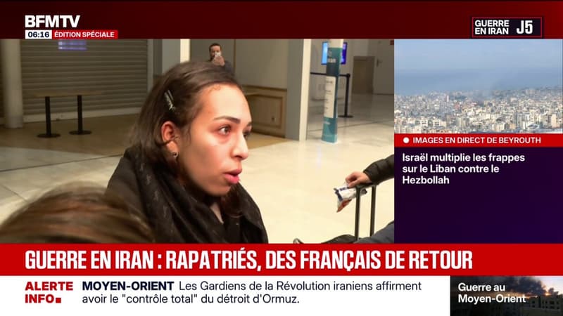 Guerre au Moyen-Orient: des Français rapatriés sont arrivés à l'aéroport Paris-Charles de Gaulle