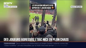 Football: des joueurs agressés par des supporters à Nice 