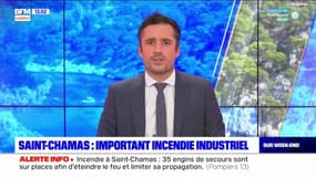 Saint-Chamas : un important incendie industriel