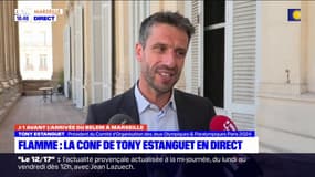 Flamme olympique à Marseille: Tony Estanguet promet que "ça va être un très beau moment"