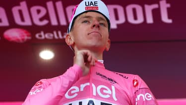 Tadej Pogacar s'est emparé du maillot rose à l'issue de la deuxième étape du Giro, 5 mai 2024
