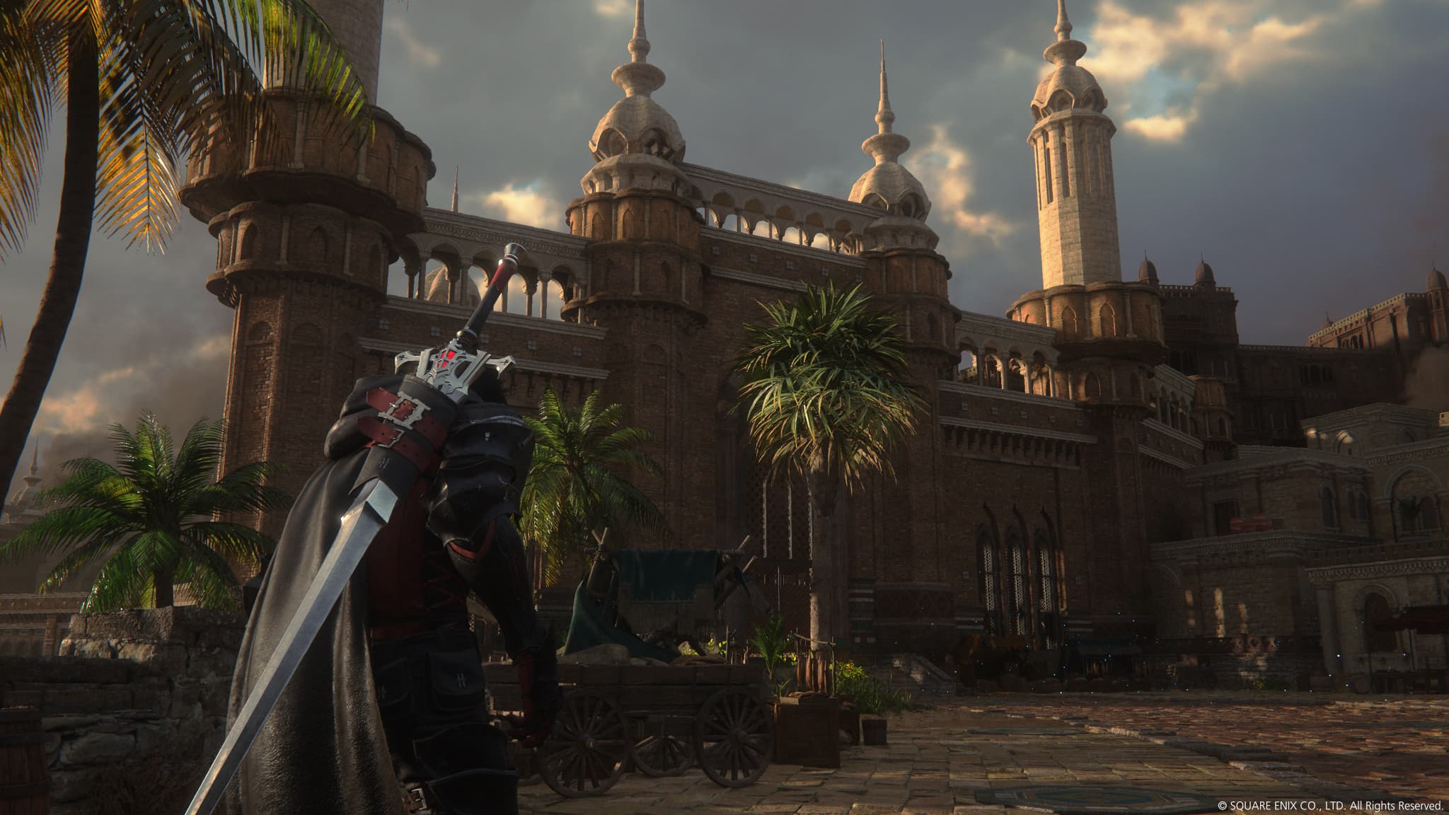 Un paysage de Final Fantasy XVI