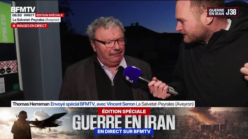 Le maire de Salvetat-Peyralès (Aveyron) se bat pour sauver la station-service communale, avec la flambée des prix du carburant