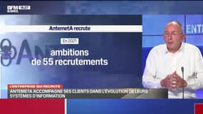 L'entreprise qui recrute :  AntemetA accompagne ses clients dans l’évolution de leurs systèmes d’information - 20/03