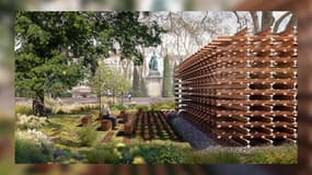 Le projet de mémorial de la Shoah à Lyon (Rhône), publié par le maire Grégory Doucet sur ses réseaux sociaux le mercredi 31 janvier 2023.