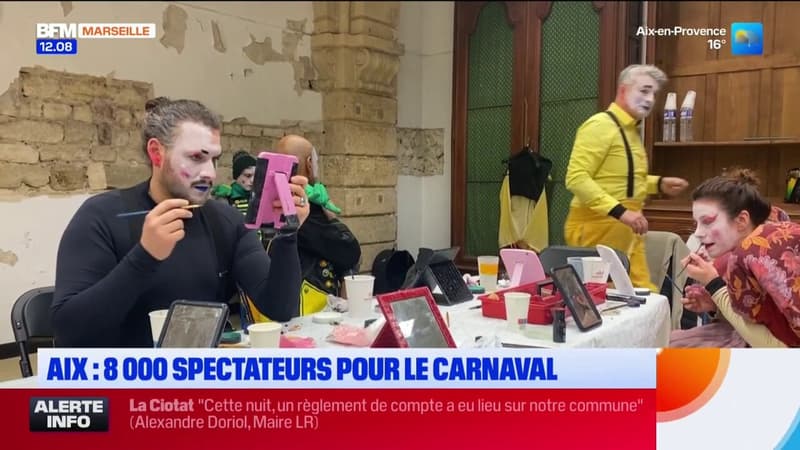 Aix-en-Provence: 8.000 spectateurs pour le carnaval