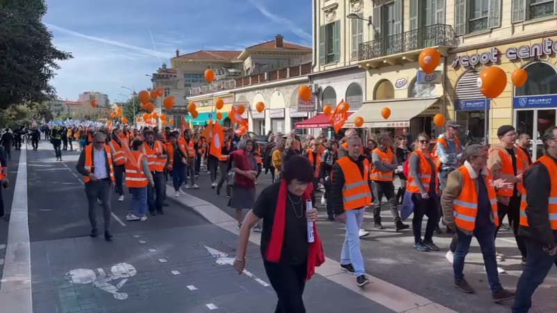 La CGT annonce 12.000 manifestants à Nice ce mercredi.