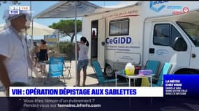 La Seyne-sur-Mer: opération dépistage du VIH aux Sablettes