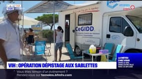 La Seyne-sur-Mer: opération dépistage du VIH aux Sablettes