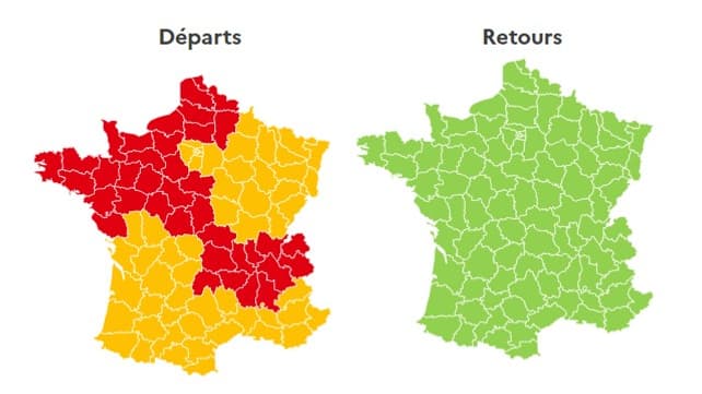 Les prévisions Bison Futé du samedi 13 juillet 2024 Les prévisions Bison Futé du samedi 13 juillet 2024