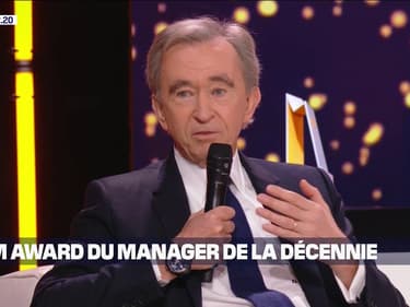 Bernard Arnault PDG de LVMH remporte le Grand prix du manager de la décennie