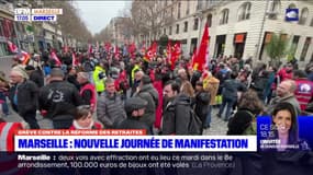 Réforme des retraites: plusieurs centaines de manifestants rassemblés à Marseille