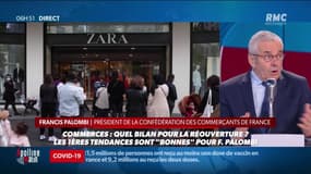 Francis Palombi, président de la confédération des commerçants de France, demande un report des soldes: "C'est une question de justice, d'équilibre"