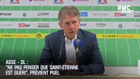 ASSE-OL : "Ne pas penser que Saint-Etienne est guéri", prévient Puel