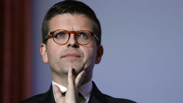 Luc Carvounas le 21 novembre 2016 à Alfortville (Val-de-Marne).