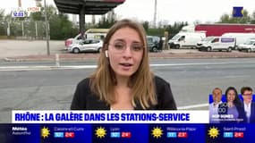 Rhône: les files d'attente s'allongent aux stations-services