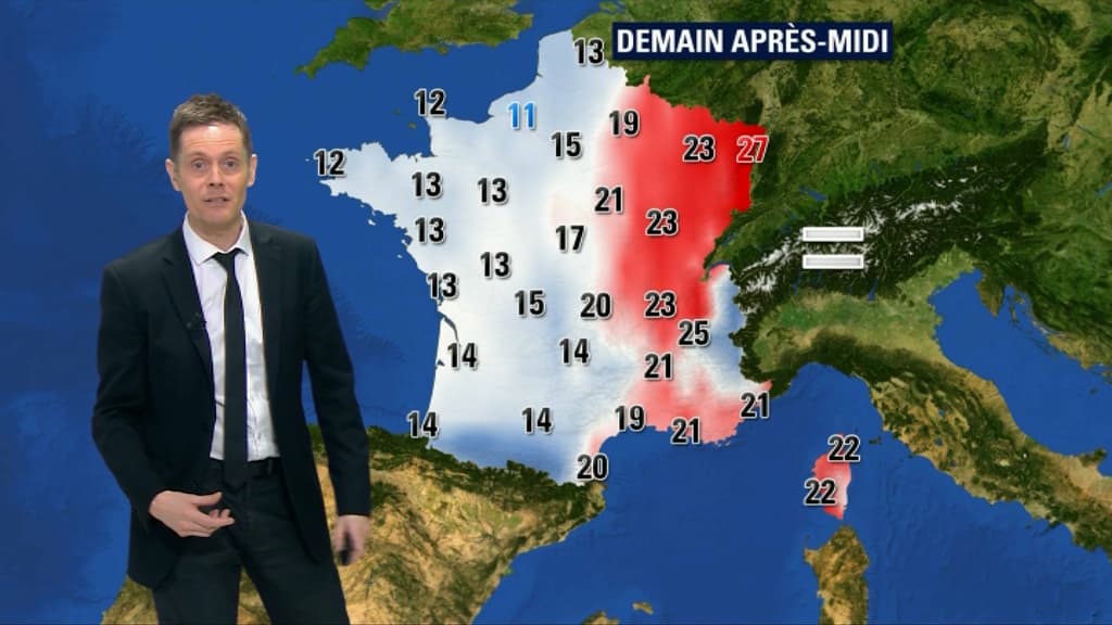 Le temps dimanche après-midi.