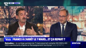 Frédéric Souillot, secrétaire général de Force Ouvrière (FO): "La France sera vraiment à l'arrêt mardi"