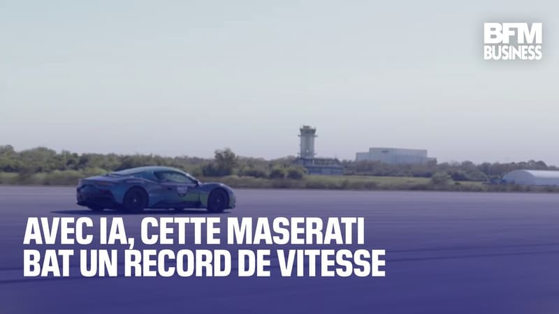 Sans pilote mais avec IA, cette Maserati bat un record de vitesse