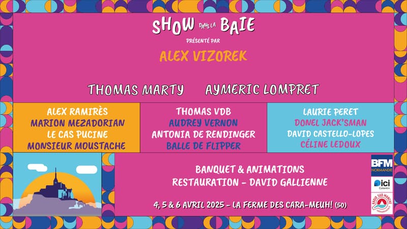 Show dans la Baie, du 4 au 6 avril 2025