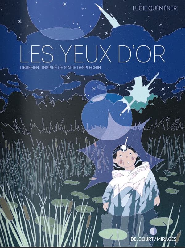 Couverture des "Yeux d'or" de Lucie Quéméner