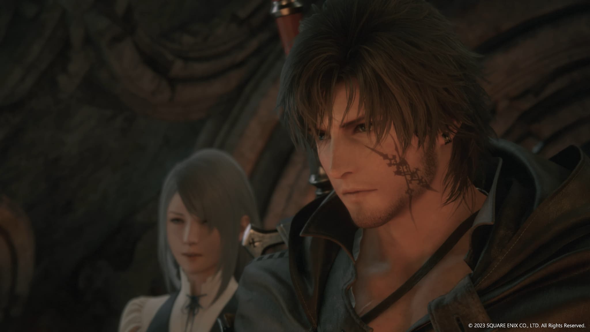 Clive et Jill, protagonistes de Final Fantasy XVI