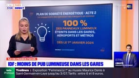 Île-de-France: dès le 1er janvier 2024, il y aura moins de publicités lumineuses dans les gares 
